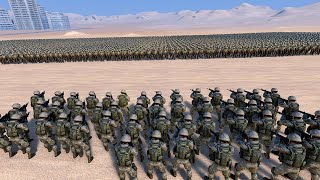 100 Modern Soldiers Vs Every 10,000 Evils - Ultimate Epic Battle Simulator