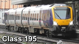 Northern Class 195 Train Arriving at Sheffield Station, England