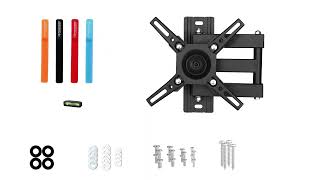 13-42 inch 360 Degree Rotating Full Motion TV Wall Mount Stand - PrimeCables®