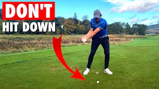 The reason 90% of golfers miss hit their irons