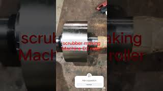 Scrubber making machine pinch roller