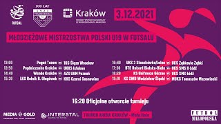 Młodzieżowe Mistrzostwa Polski U-19 w futsalu kobiet - 1 dzień (3.12.2021)