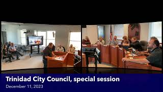 (TCC-SPM) Trinidad City Council, special meeting, January 29, 2024. 024 01 29 14 59 21 Live