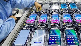 Inside Oppo Futuristic Factory Building Massive Amount of Smartphones - Production Line