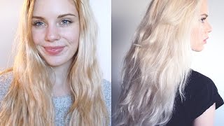 Brassy Blonde to Icy Platinum tutorial