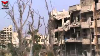 Syria   Horrific Destruction in Al Qosour in Homs From Assad Bombing of City 3 June 13