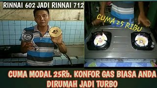 CUMA MODAL 25RIBU KOMPOR GAS ANDA JADI TURBO