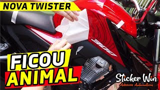 CB300F TWISTER 2023 - AQUELA PERSONALIZAÇÃO COM ESTILO!!!