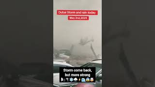 Dubai storm and rain #again  #news #new #amazing #beach #travel