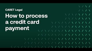 How to process a credit card payment