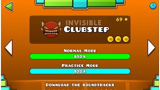 Invisible Clubstep | Geometry Dash