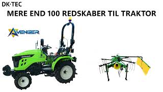 Mere end 100 redskaber til Avenger Traktor