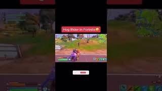 Hog rider in fortnite😂