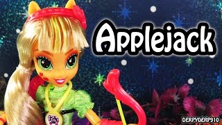 MLP Equestria Girls Friendship Games Applejack Sporty Style My Little Pony Toy Doll Review