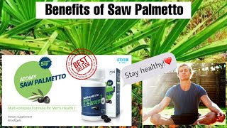 Top 10 Saw Palmetto Benefits | Atomy Saw Palmetto Supplement for Men & Women