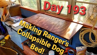 Skoolie Conversion Day 193 Making Ranger's Collapsible Dog Bed!