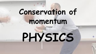 Conservation of momentum demonstration - catching and throwing a medicine ball