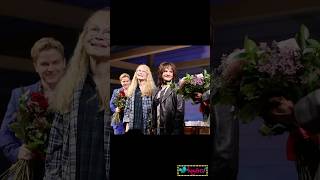 The moment Patti LuPone and Mia Farrow realize who brought them flowers