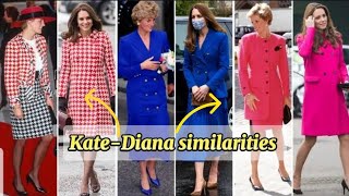 Princess diana and princess Kate Middleton Similarities #shortfeed #viral #history #2024shorts