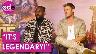 Chris Hemsworth & Brian Tyree Henry Spill on 'Nerve-Racking' Transformers One Experience