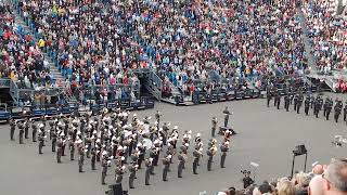 Edinburgh Military Tattoo 2023 12th August, National Anthem with the Guard of Honour