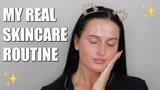 MY REAL SKINCARE ROUTINE | Alyssa Edmunds