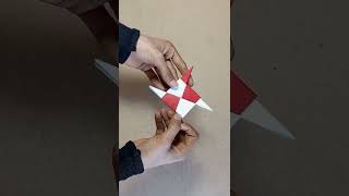 How To Make a Paper Ninja Star | Paper Craft | #shorts