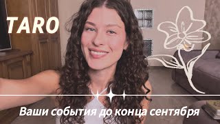 ВАШИ СОБЫТИЯ ДО КОНЦА СЕНТЯБРЯ🍊