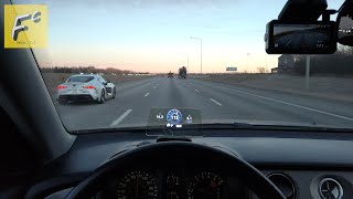 POV Drive with Heads Up Display upgrade for car - HUDWAY Drive POV driving