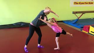 How to gymnastics video - Kids handstand activity