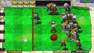 Plants Vs Zombies Minigame Wallnut Bowling 2 (No Commentary)