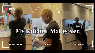 Kitchen Makeover: From Chaos to Clean in One Day | Easy Tips for a Perfect Pantry and Cabinet #vlog