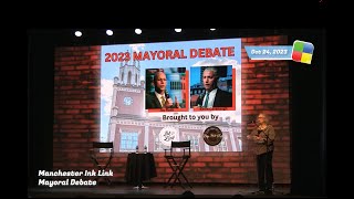 Manchester Ink Link Mayoral Debate, Rex Theater, 10/24/23