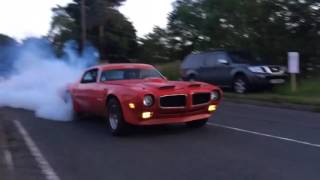 Lee Taylor's Bad Ass Bird doing a wicked burnout