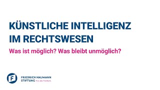 Künstliche Intelligenz im Rechtswesen