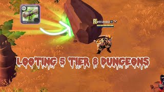 Clearing 5 dungeons of tier 8 | Зачистка 5-и подземелий 8-го тира | Albion Online | Альбион онлайн