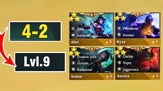 I Got Lvl.9 At 4-2 !!! | TFT Set 9