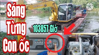 xe cuốc miền tây_máy đào sumitomo Sh120 A3 quá mới,đẹp sáng từng con ốc nhìn nhức cái răng