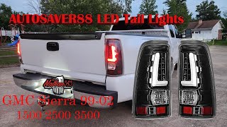 AUTOSAVER88 LED Tail Lights GMC Sierra 99 02 GMC Sierra 3500