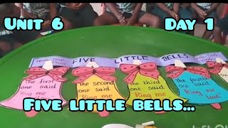 Term2 Unit6 Musical instruments Song time Five little bells hanging in a row/English Ennum Ezhuthum