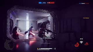 General Grievous surprises annoying Rey with his surround sound enabled audio receptors