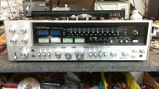 Servicing a 1978 Sansui QRX-9001 Quadraphonic receiver. part 1/3 - assessment.