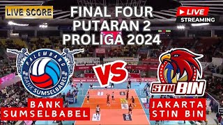 🔴[LIVE SCORE] PALEMBANG BANK SUMSELBABEL VS JAKARTA STIN BIN PROLIGA 2024 FINAL FOUR PUTARAN 2