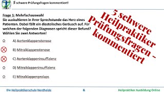 5 schwere Prüfungsfragen für Heilpraktiker kommentiert!