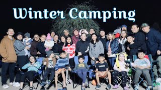 Winter Camp and Big CG Christmas Party🎁🏕️❄️ #wintercamping #alwathbalake