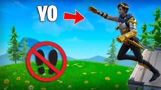 JUEGO a FORTNITE pero sin TOCAR el SUELO 😰