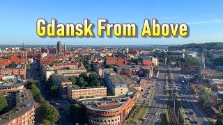 GDANSK FROM ABOVE - POLAND (2020) || PEMANDANGAN GDANSK DARI ATAS