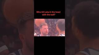 Who Hit Luka In The Head With The Ball?