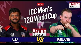 United States vs Ireland 30th Match Group A Live Cricket Score Commentary | USA vs Irel Live Cricket