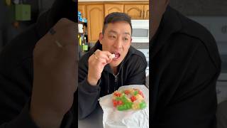 Frozen gummy bears!! Trying the viral hack